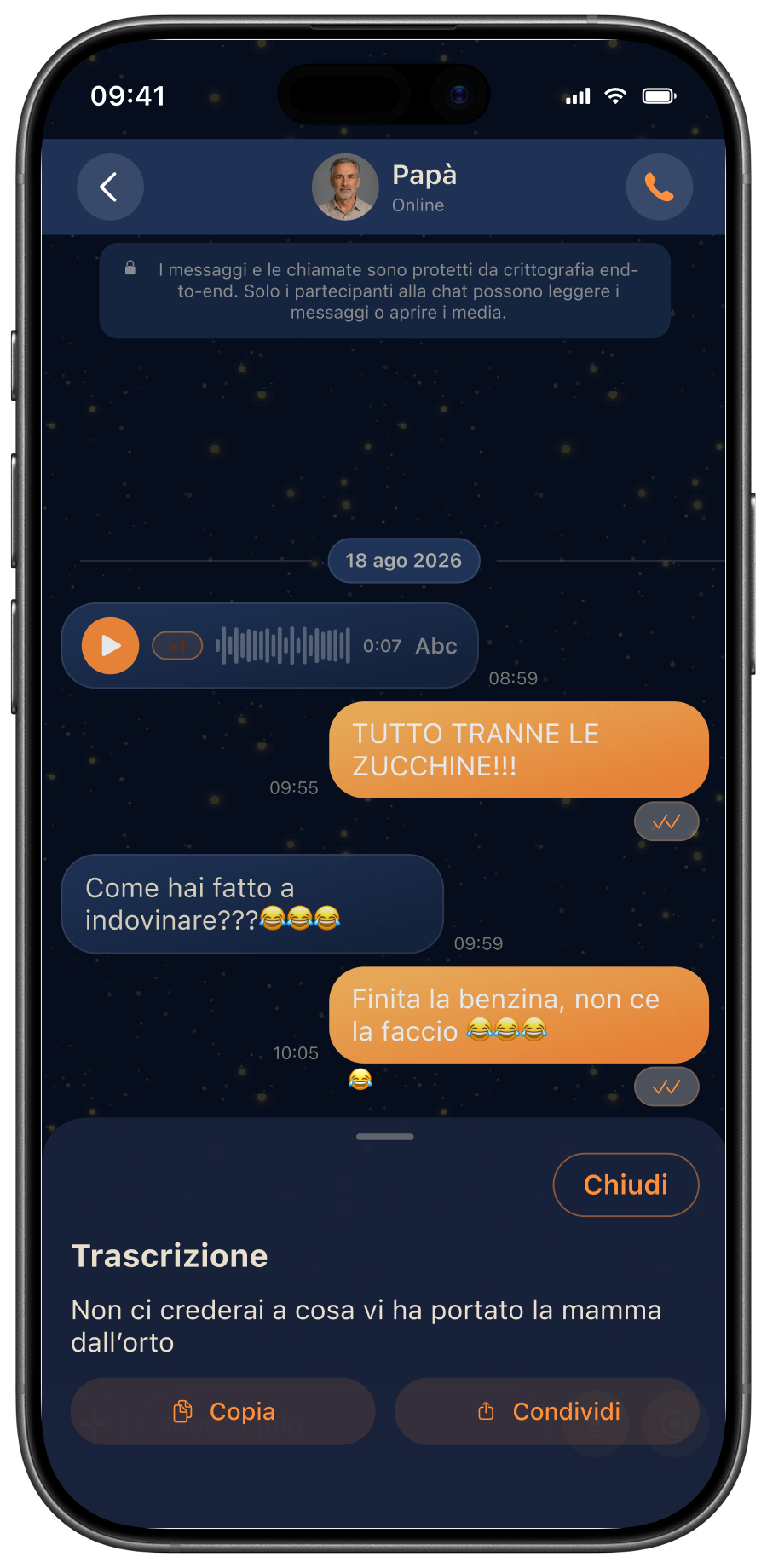 Trascrizione vocale