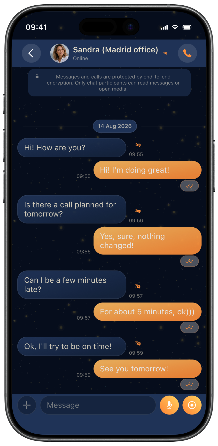 Auto-translate on